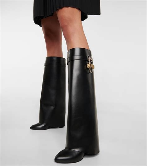 givenchy sharklock boots|givenchy shark lock inspired boots.